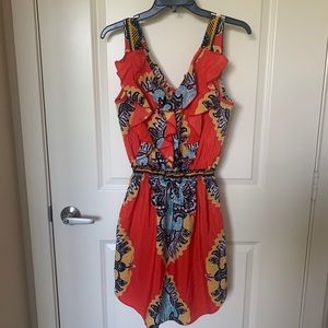 Glam Printed Sundress, Size L